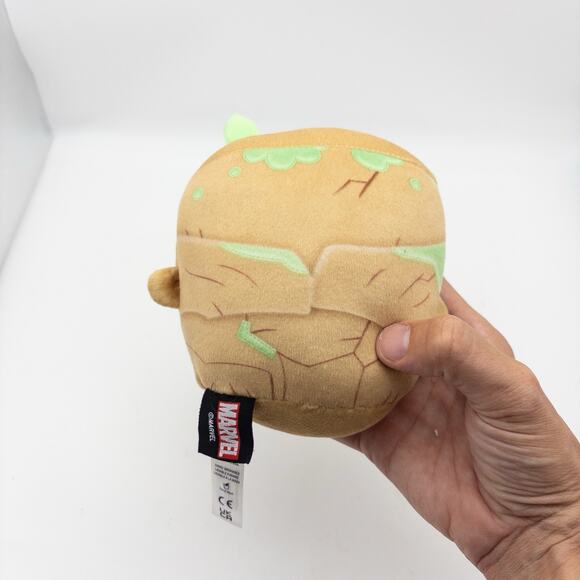 Lot Of 2 Marvel Cuutopia Groot Plush Squish Toy - Mattel + Plush Slap Bracelet - Picture 10 of 12